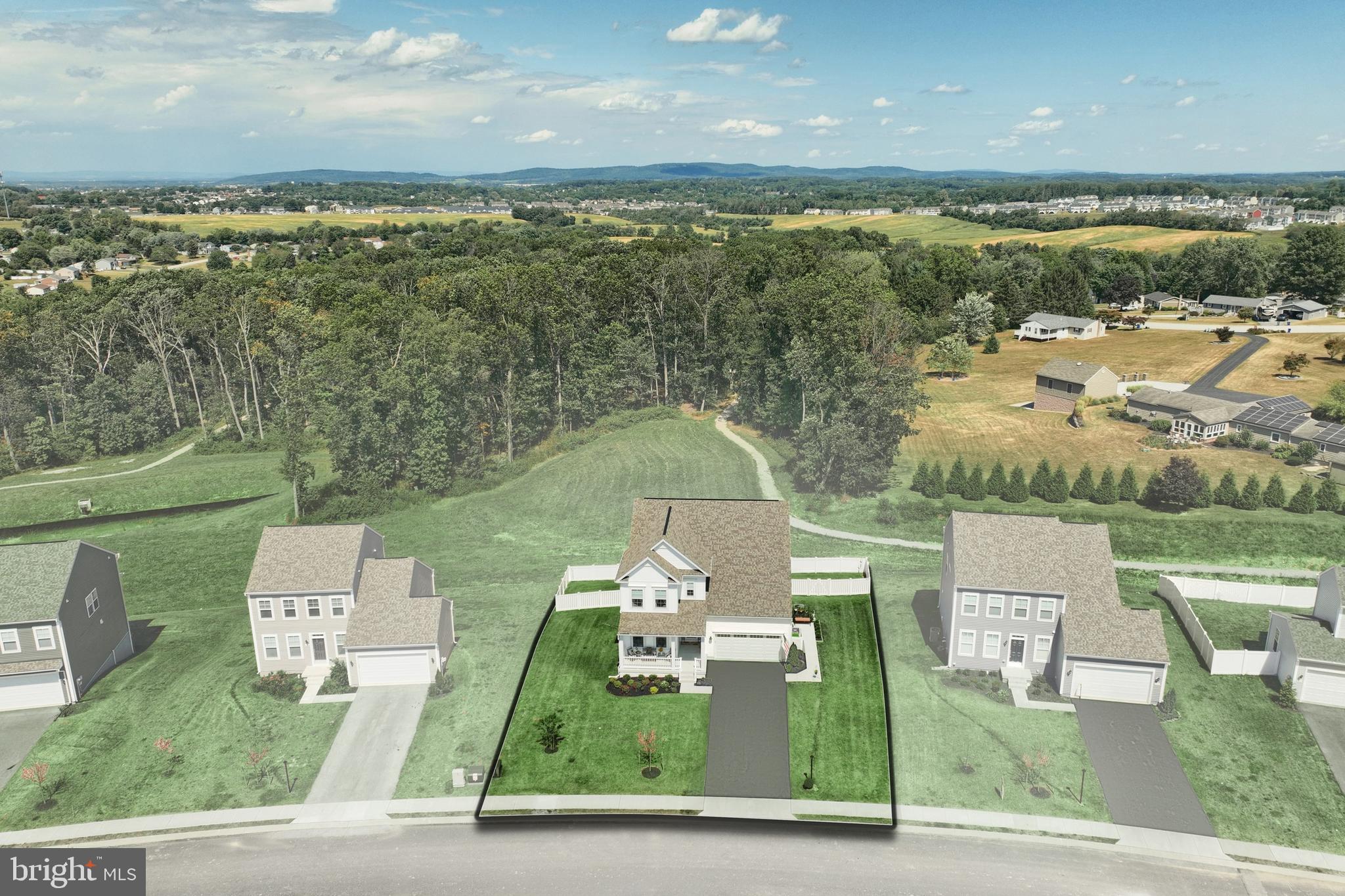 130 Pheasant Ridge Road Hanover, PA 17331 - Photo 47 of 59 an aerial view of a house with garden space and ocean view