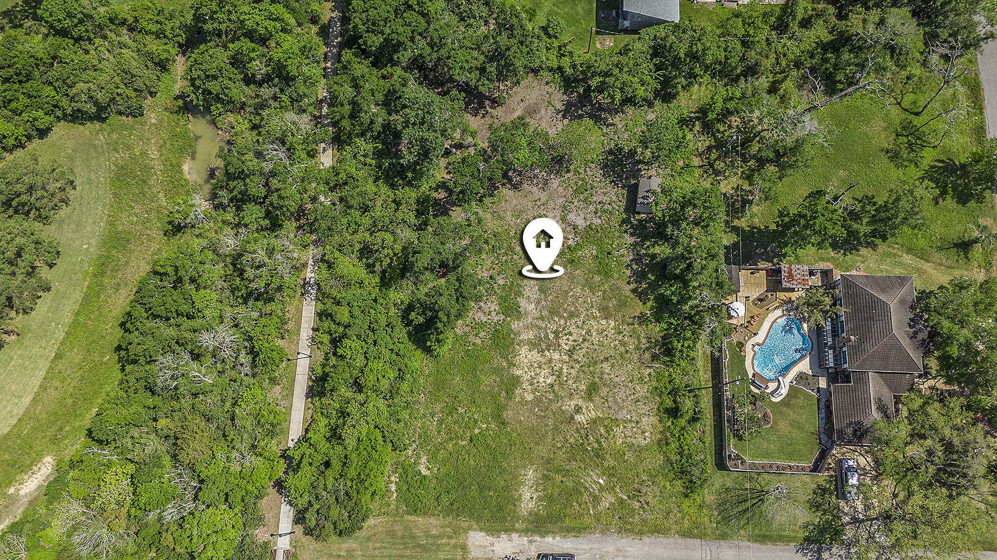 508 Donaldson Street La Porte, TX 77571 - Photo 13 of 16 an aerial view of a house with a yard