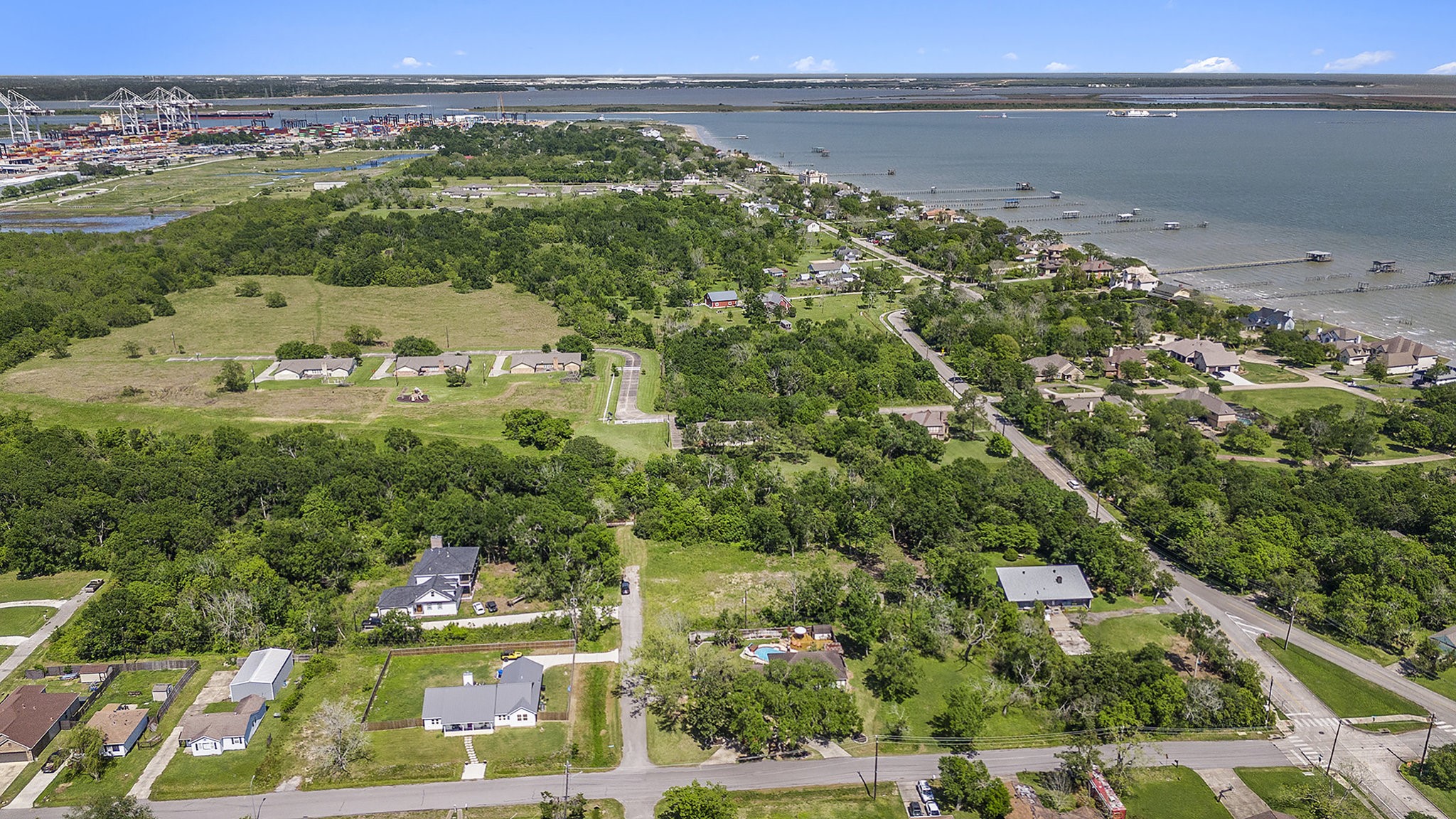508 Donaldson Street La Porte, TX 77571 - Photo 2 of 16 a view of an outdoor space and a lake view