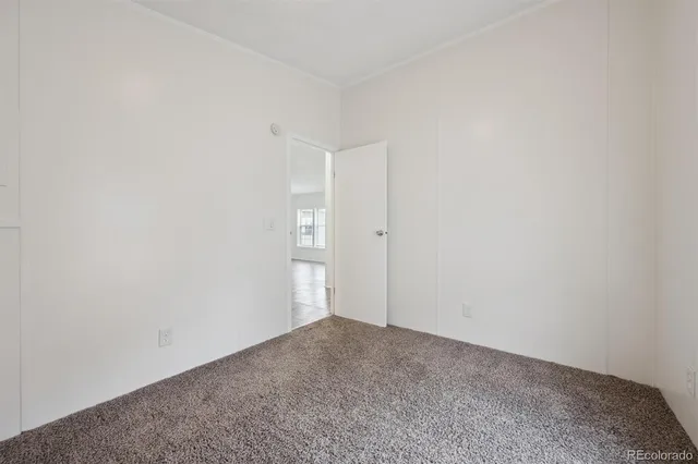 a view of empty room