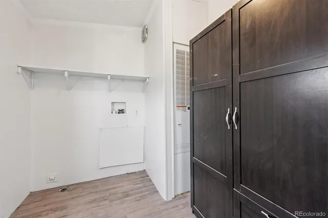 a view of closet area