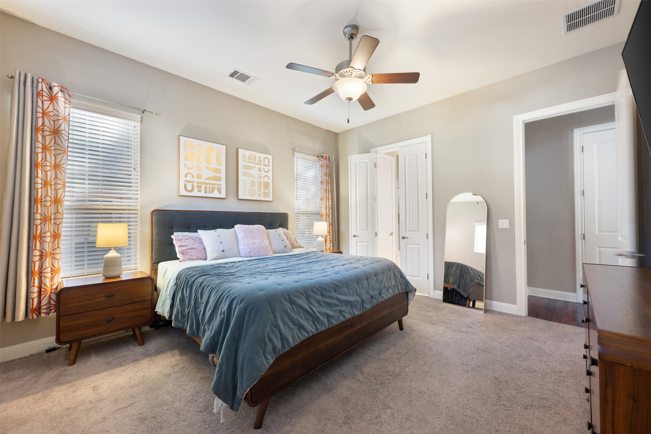 2505 Hopsack Mills Road Austin, TX 78748 - Photo 18 of 40 Lots of natural light & ceiling fan. 2 large walk-in closets as well!