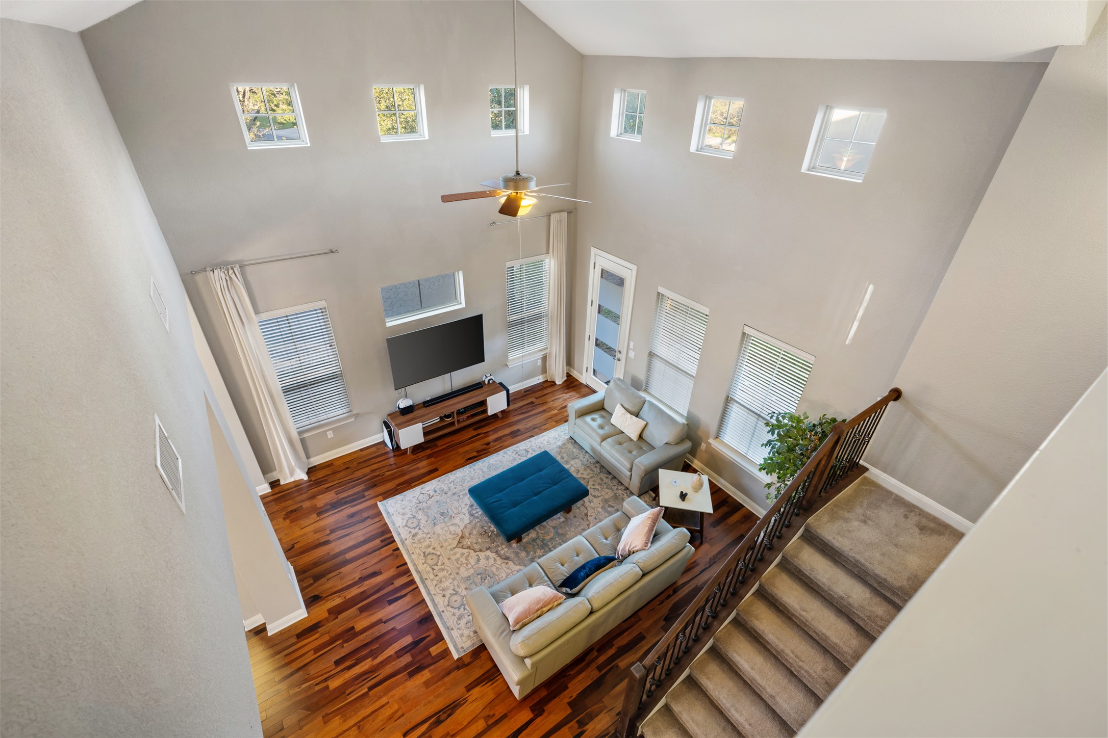 2505 Hopsack Mills Road Austin, TX 78748 - Photo 22 of 40 View of living room from second level.