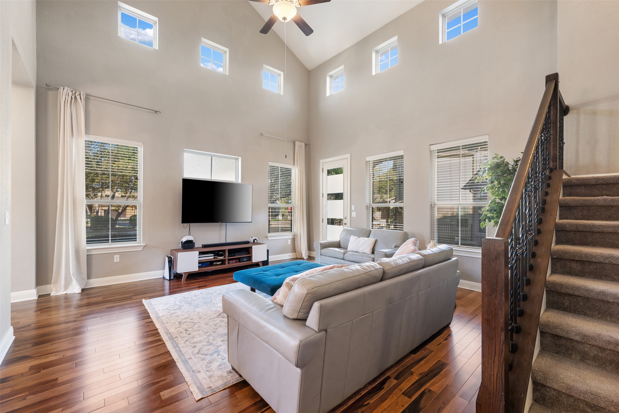 2505 Hopsack Mills Road Austin, TX 78748 - Photo 5 of 40 Ceiling fan in the living room for added energy efficiency.