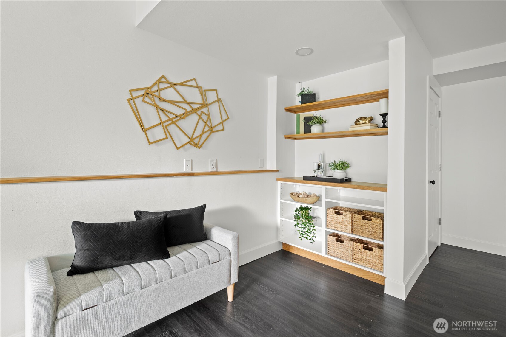 8732 209th Place Southwest Edmonds, WA 98026 - Photo 16 of 39 a living room with furniture and wooden floor