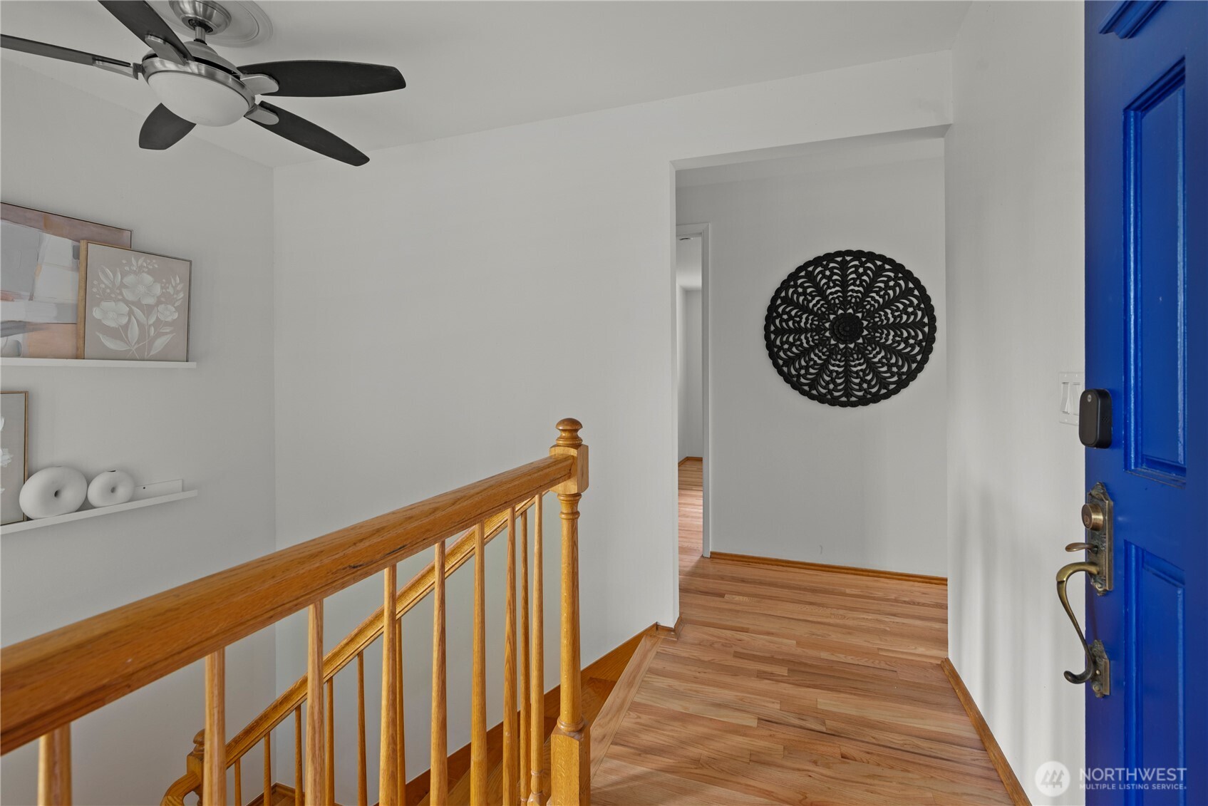 8732 209th Place Southwest Edmonds, WA 98026 - Photo 3 of 39 a view of a hallway with wooden floor