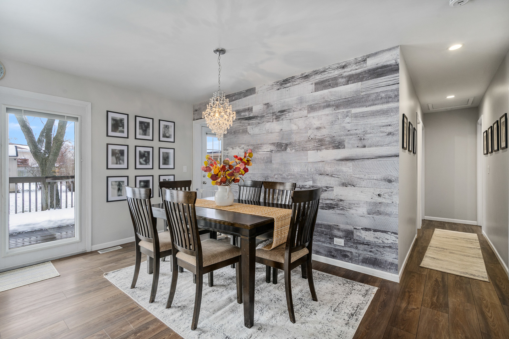 224 Kedvale Court Bolingbrook, IL 60440 - Photo 10 of 40 a view of a dining room with furniture and wooden floor