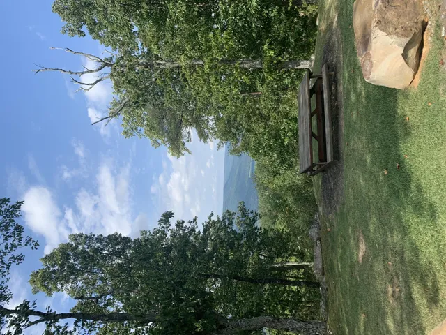 a view of a swimming pool and lake