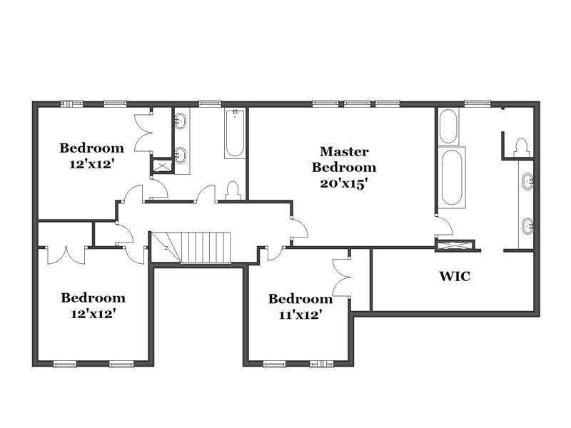 155 Castle Rocks Road Warwick, RI 02886 - Photo 25 of 25 2nd Floor Plan.
