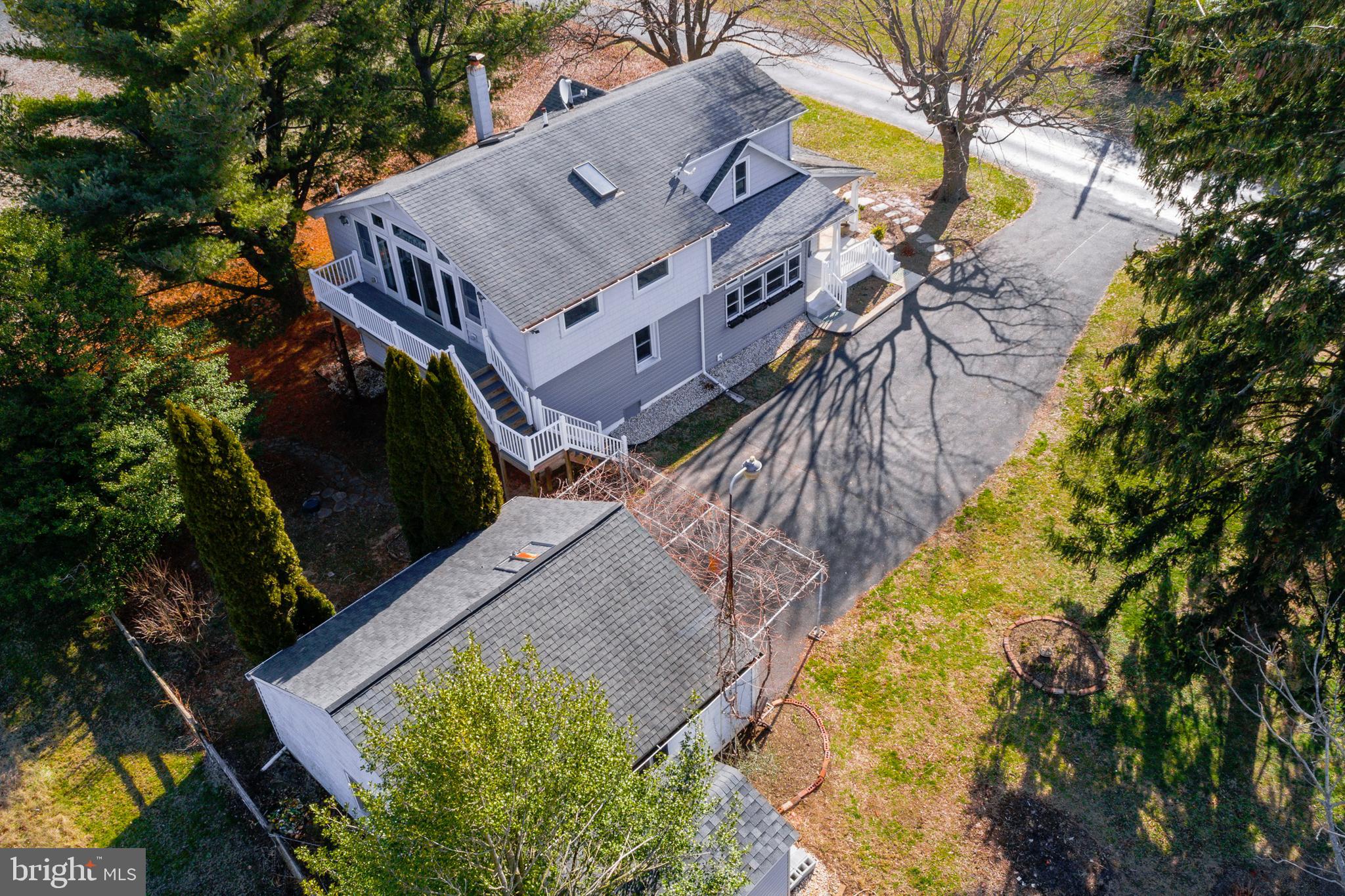 16 Holy Cross Road Street, MD 21154 - Photo 43 of 53 Aerial View - side and rear view