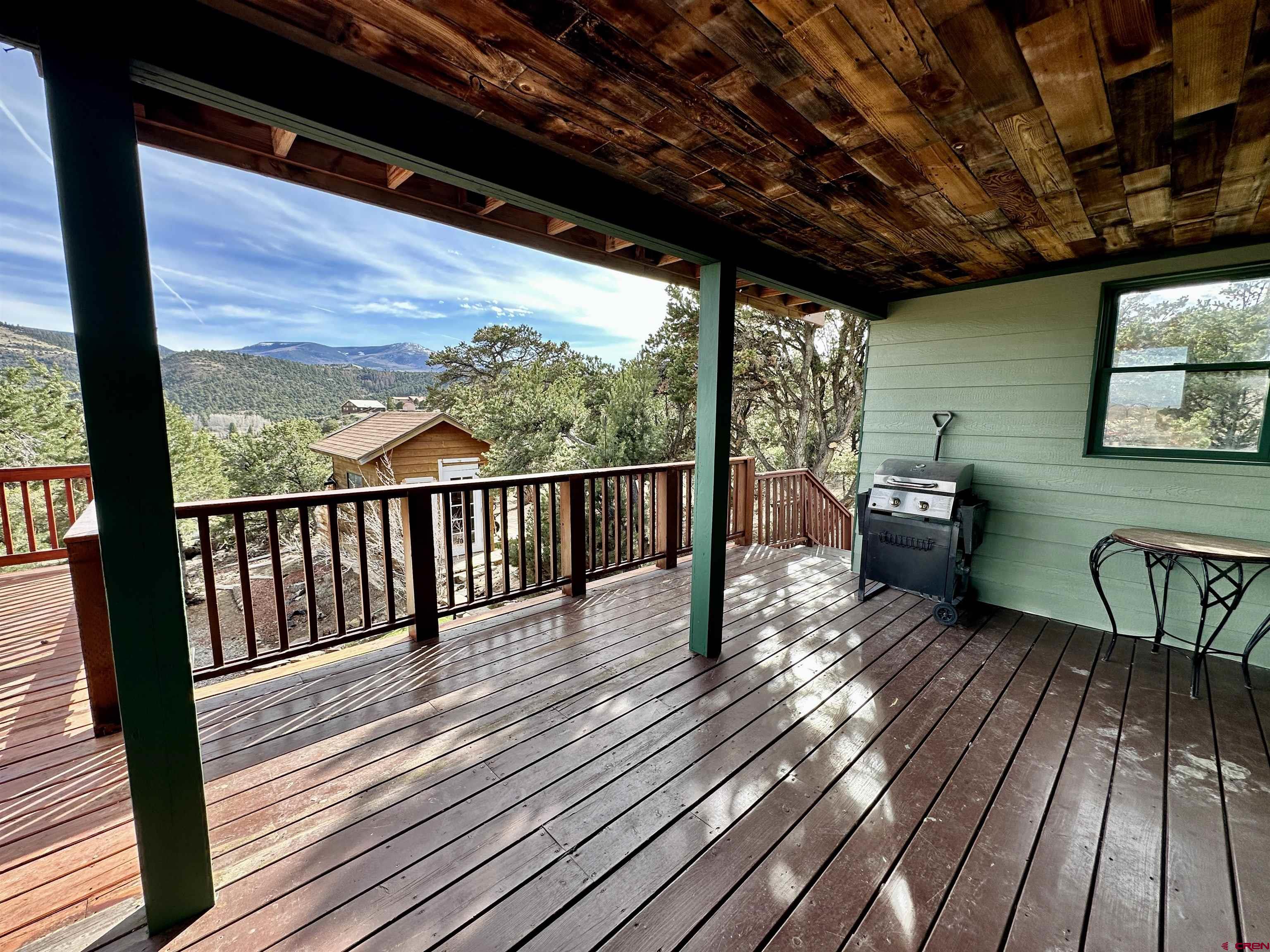 351 Loveland Road South Fork, CO 81154 - Photo 40 of 45 a view of balcony with wooden floor
