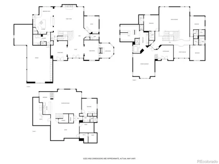 a white building with black and white view