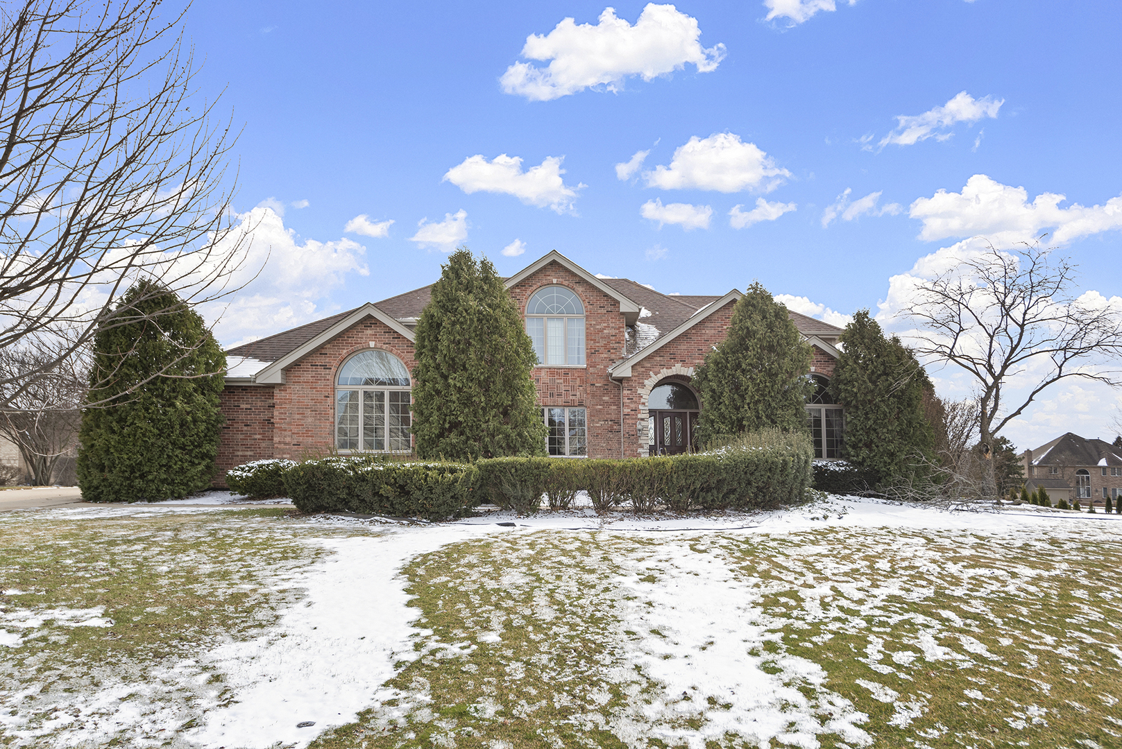 13172 Briar Patch Lane Lemont, IL 60439 - Photo 1 of 26 a view of a yard covered with snow