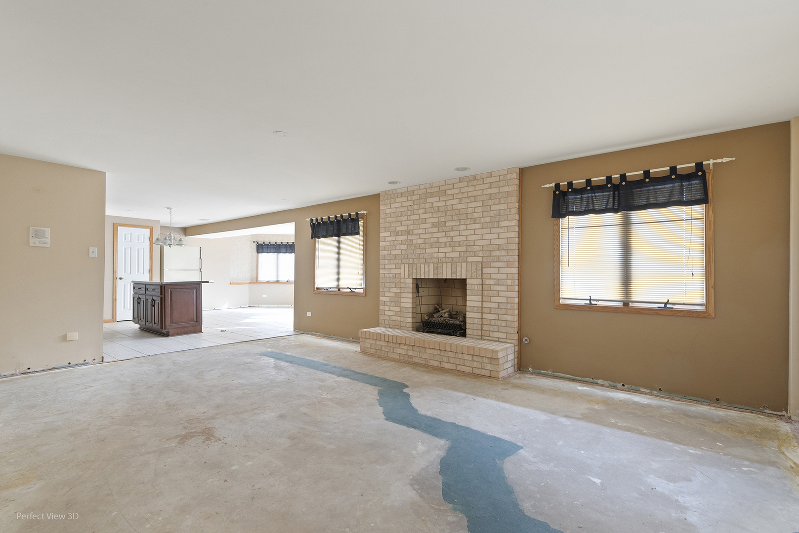 13172 Briar Patch Lane Lemont, IL 60439 - Photo 15 of 26 an empty room with windows and fireplace