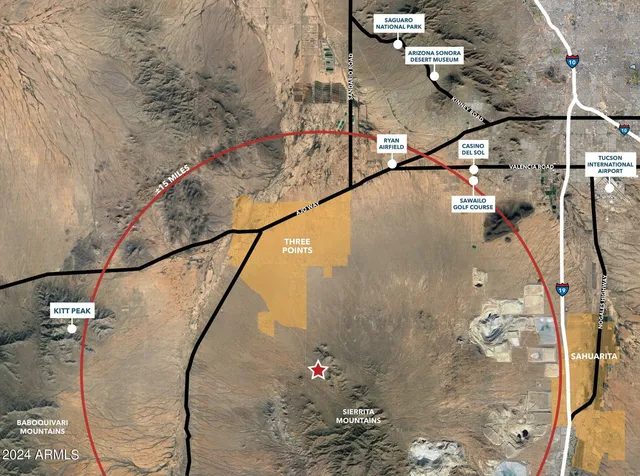 $350,000 | 156-acres West Gunsight Road, Tucson, AZ 85736