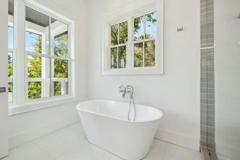 a kitchen with a sink stove and refrigerator
