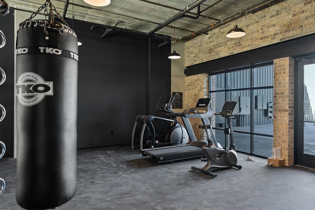 4510 Terry-O Lane, Unit 416 Austin, TX 78745 - Photo 25 of 40 a view of a room with gym equipment