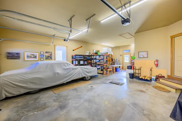 a bed room with a bed and a walk in closet