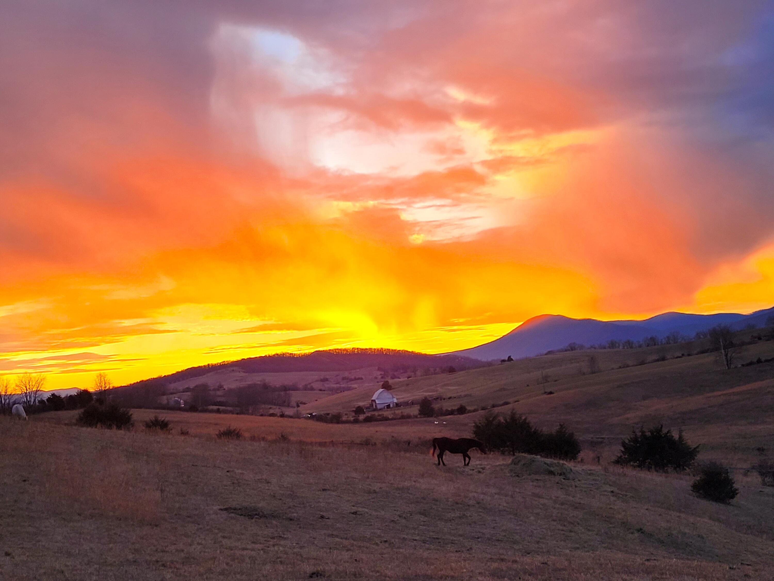 747 New Providence Road Raphine, VA 24472 - Photo 46 of 46 a view of a lake with mountains in the background