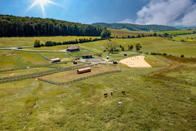 a view of a lake with a mountain in the background
