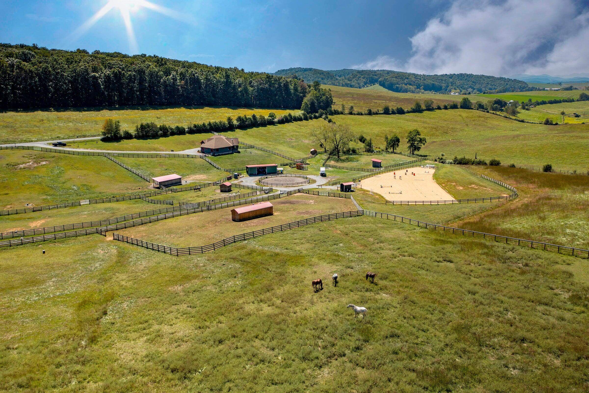 747 New Providence Road Raphine, VA 24472 - Photo 9 of 46 a view of an swimming pool and a lake