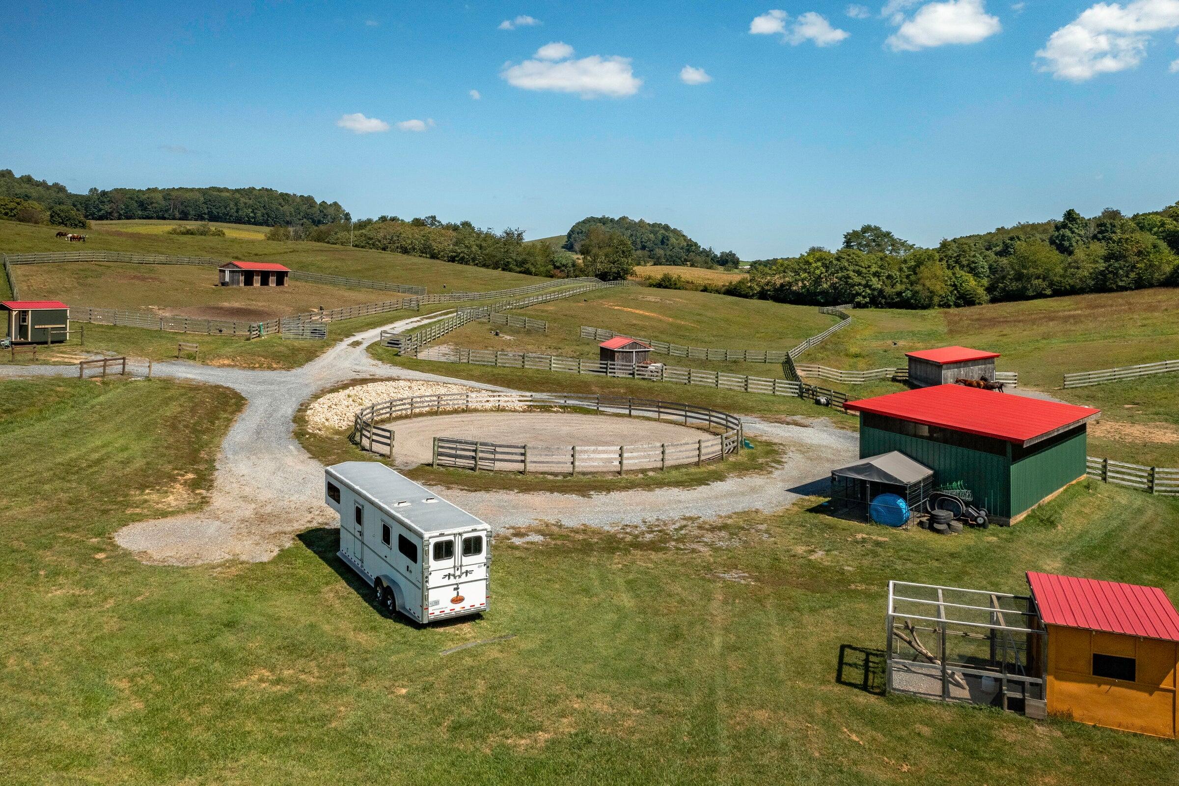 747 New Providence Road Raphine, VA 24472 - Photo 10 of 46 a view of a lake with a mountain in the background