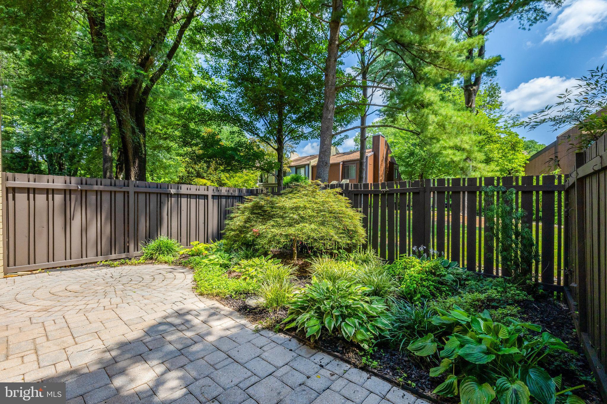 11136 Saffold Way Reston, VA 20190 - Photo 39 of 49 a backyard of a house with lots of green space