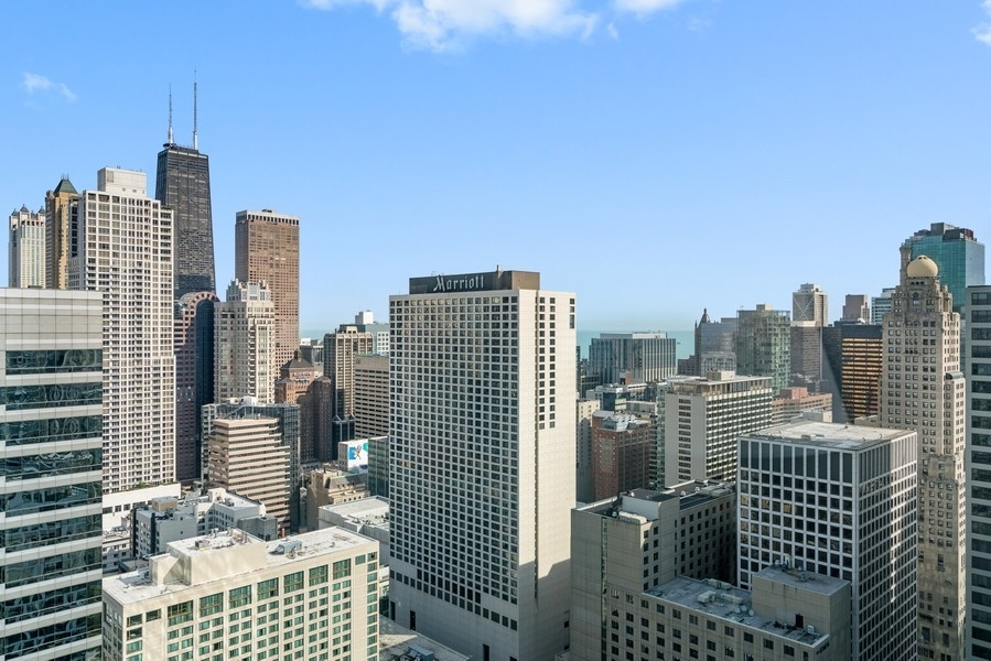 440 North Wabash Avenue, Unit 4706 Chicago, IL 60611 - Photo 18 of 29 a view of a city with tall buildings