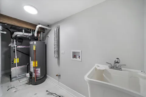 a view of water heater room