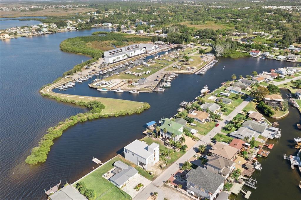 0 Harbor Drive Hudson, FL 34667 - Photo 6 of 6 an aerial view of a house with a lake view