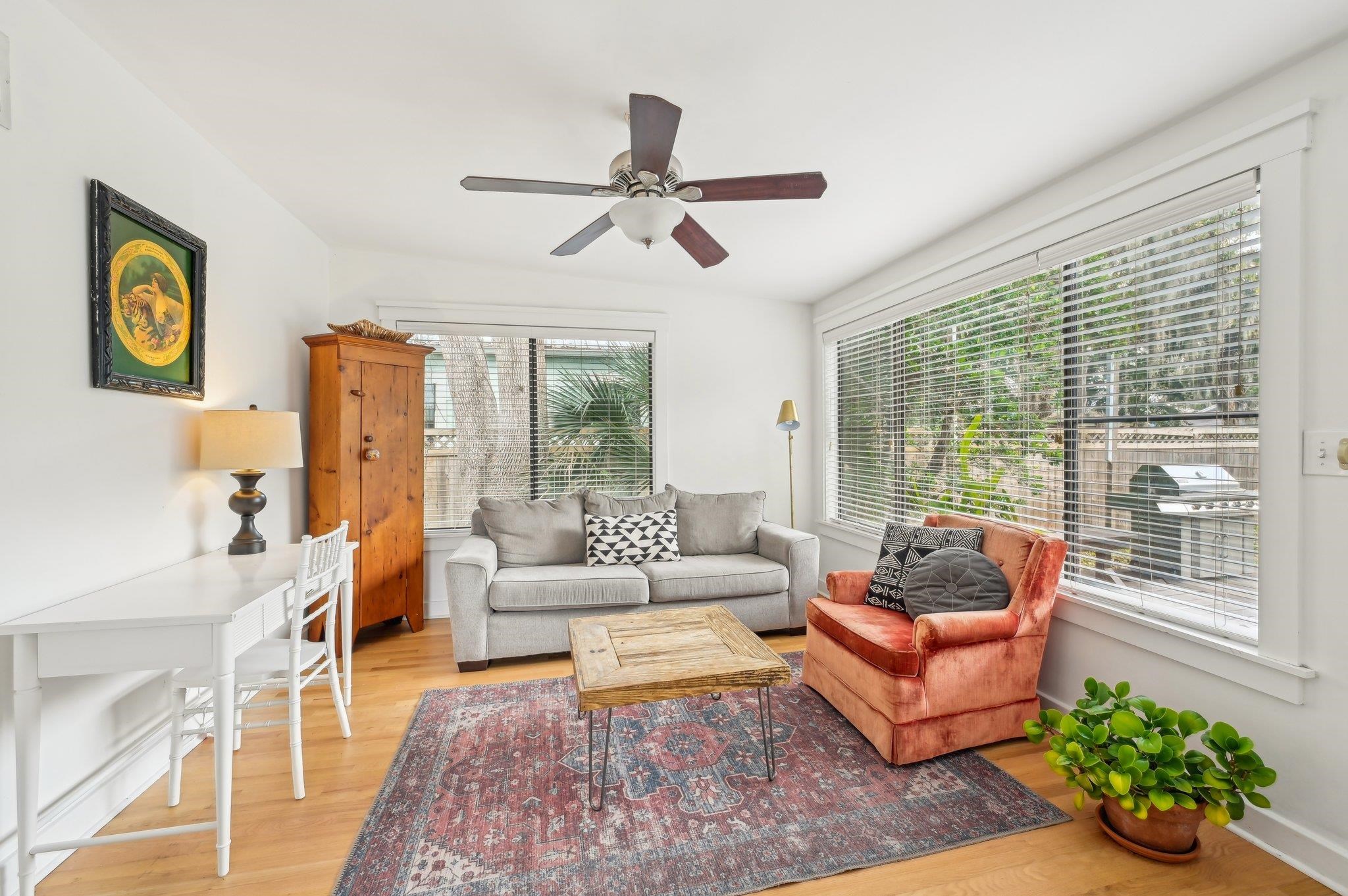 7 Atlantic Avenue St. Augustine, FL 32084 - Photo 10 of 38 a living room with furniture and a large window
