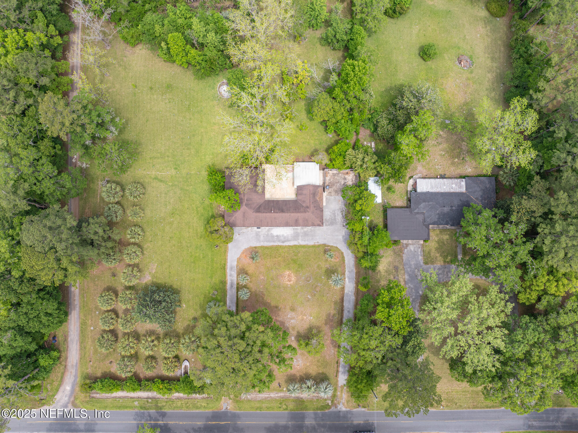 45121 Stratton Road Callahan, FL 32011 - Photo 18 of 24 an aerial view of a house with a yard