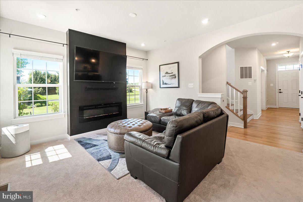 6701 Mt Phillip Road Frederick, MD 21703 - Photo 15 of 51 Custom addition fireplace and area for TV