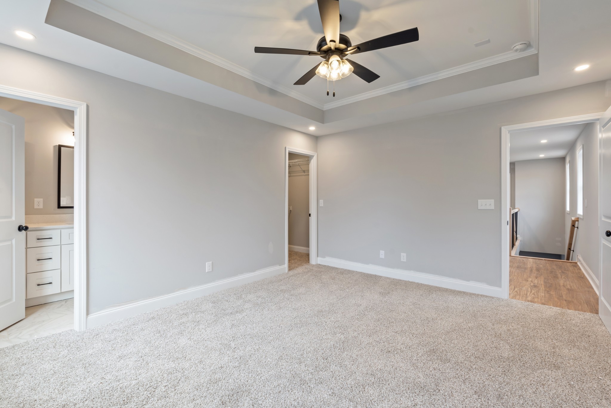 87 Charlotte Road Clarksville, TN 37040 - Photo 16 of 26 an empty room with closet and a ceiling fan