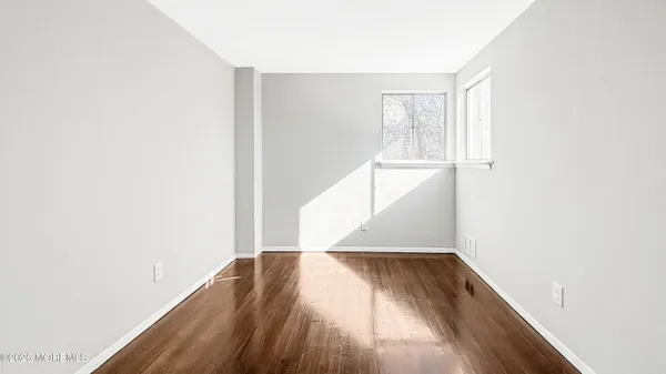a view of wooden floor in a room