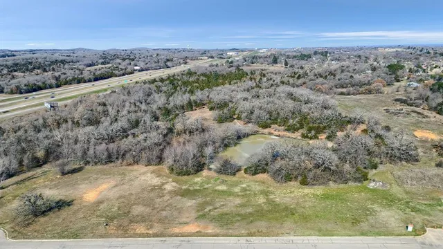 a view of city and mountain