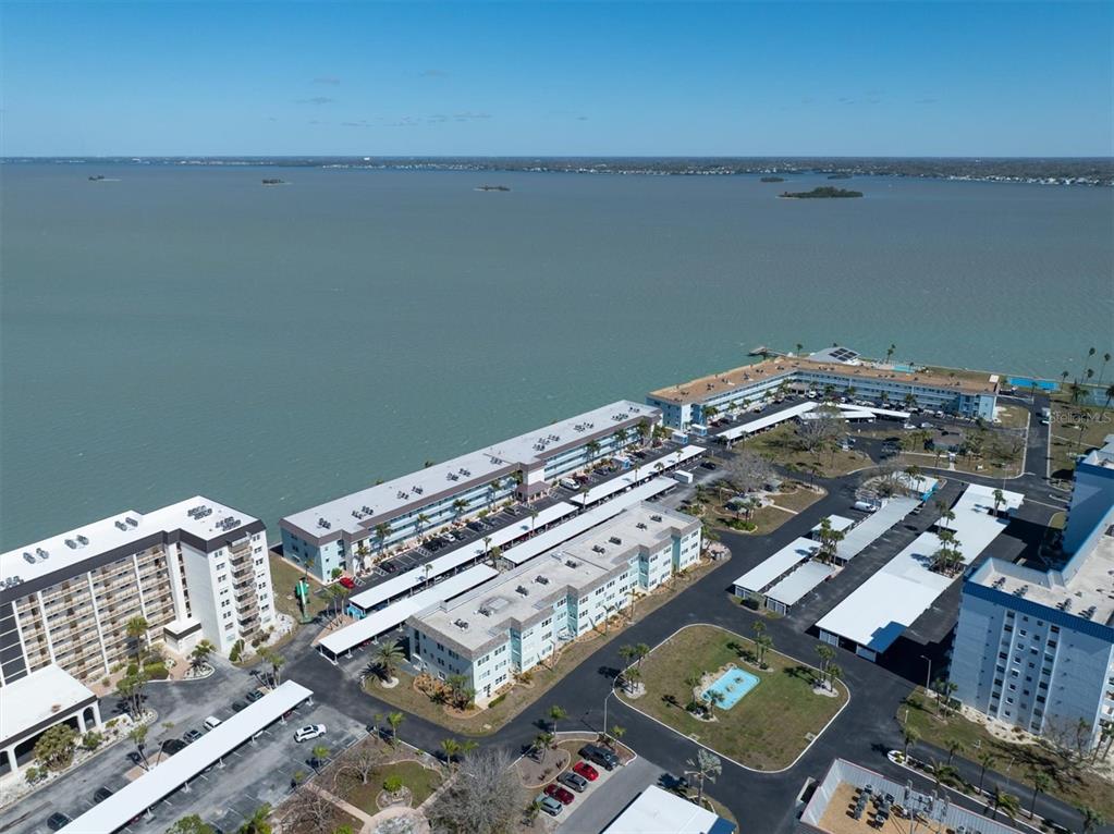 8 Glencoe Place, Unit 105 Dunedin, FL 34698 - Photo 35 of 44 an aerial view of a ocean
