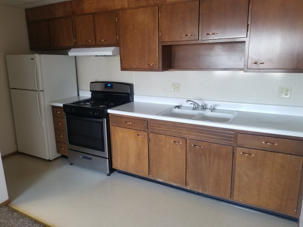 1320 Maple Drive, Unit 8 Peru, IL 61354 - Photo 2 of 5 a kitchen with a sink and cabinets