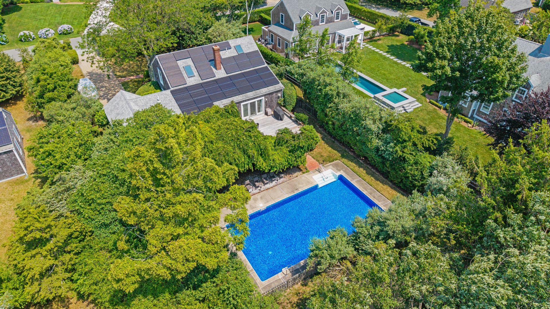 10 Meadow View Drive Nantucket, MA 02554 - Photo 2 of 48 an aerial view of house with yard