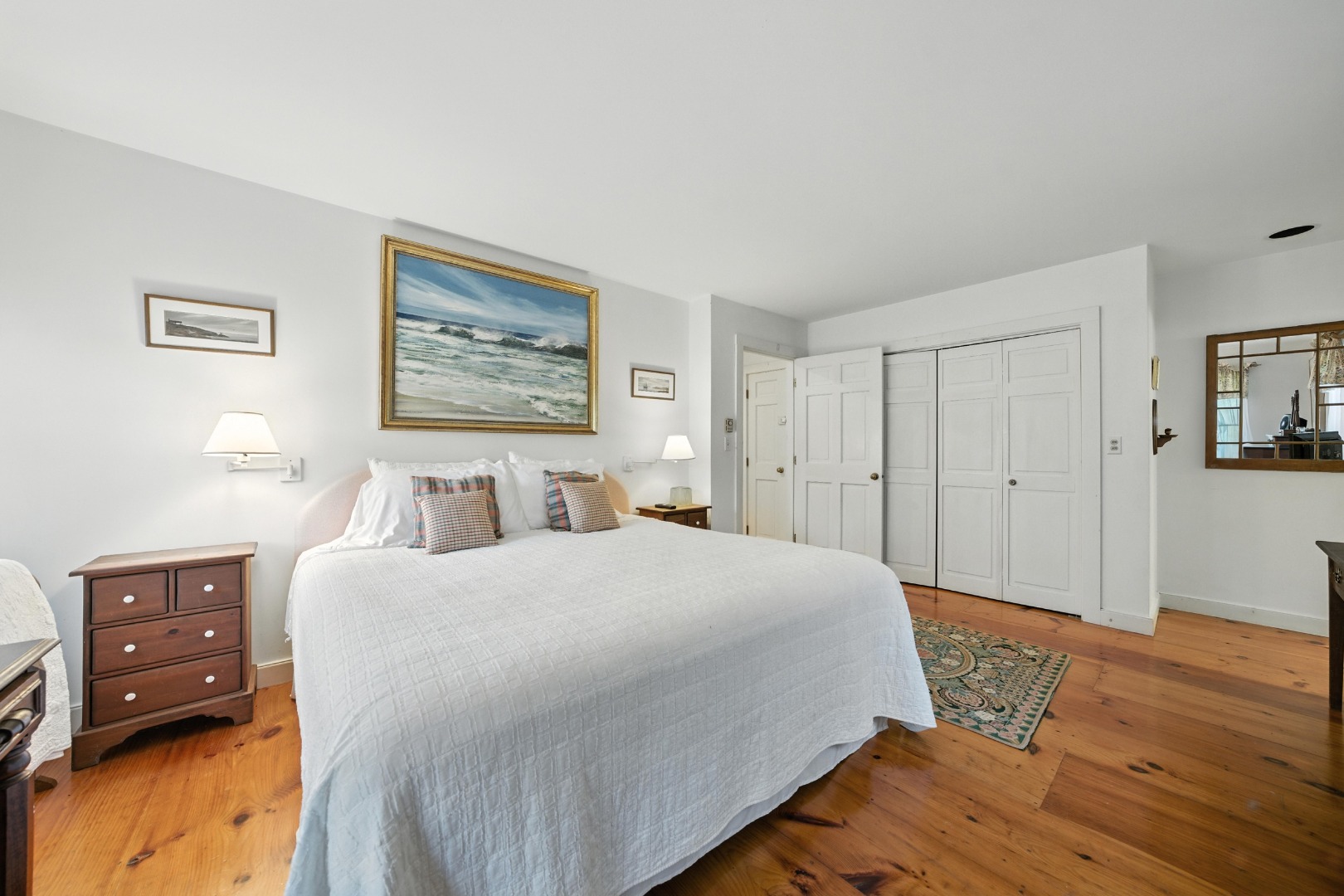 10 Meadow View Drive Nantucket, MA 02554 - Photo 23 of 48 a bedroom with a bed and a tv