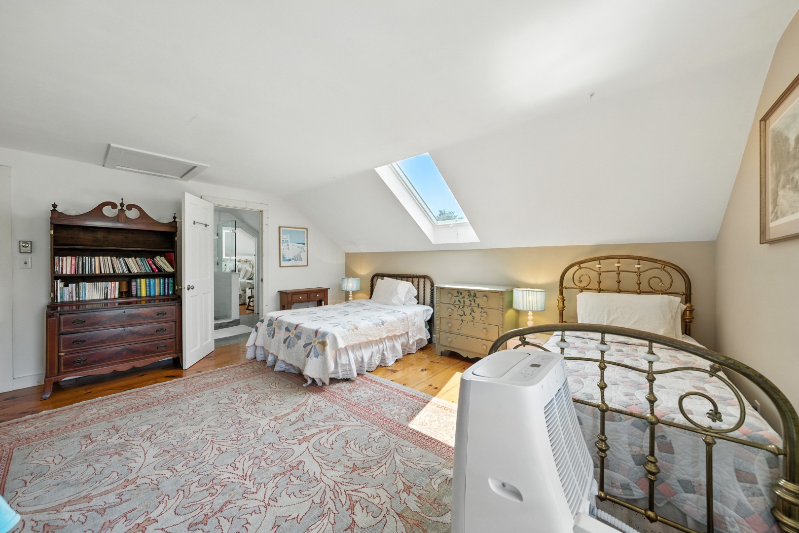 10 Meadow View Drive Nantucket, MA 02554 - Photo 39 of 48 a spacious bedroom with two beds and a window