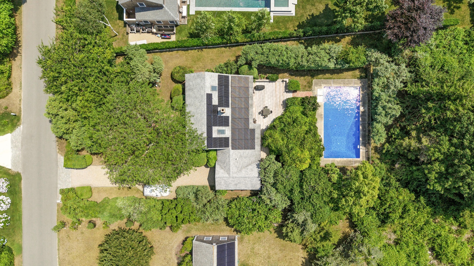 10 Meadow View Drive Nantucket, MA 02554 - Photo 4 of 48 an aerial view of a house with a garden