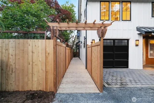 a front view of a house with a window