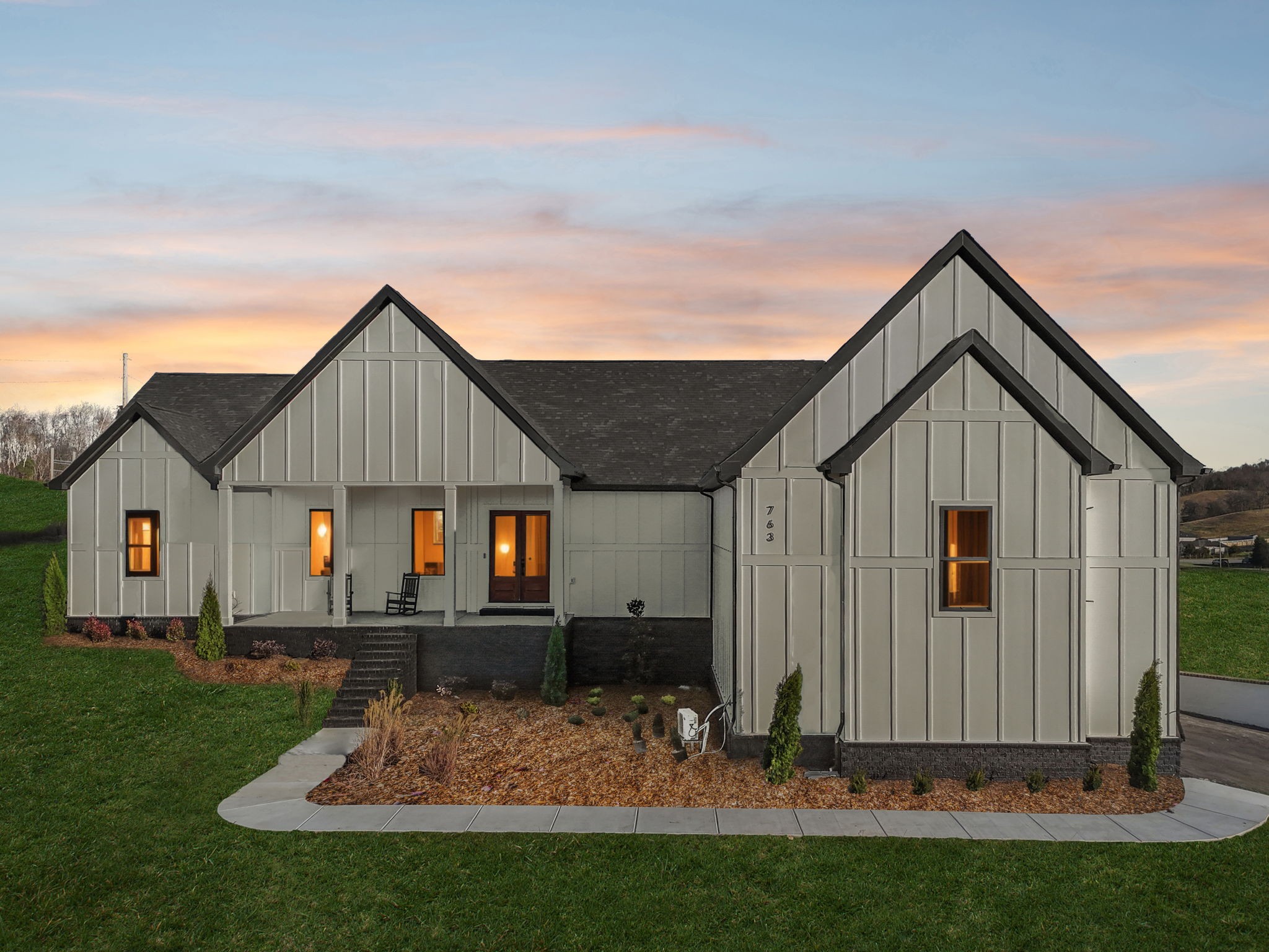 a view of front a house