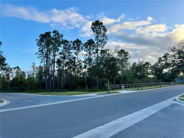 a front view of a house with a yard and potted plants