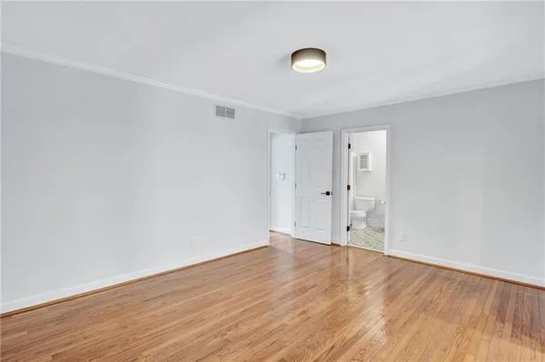 wooden floor in an empty room