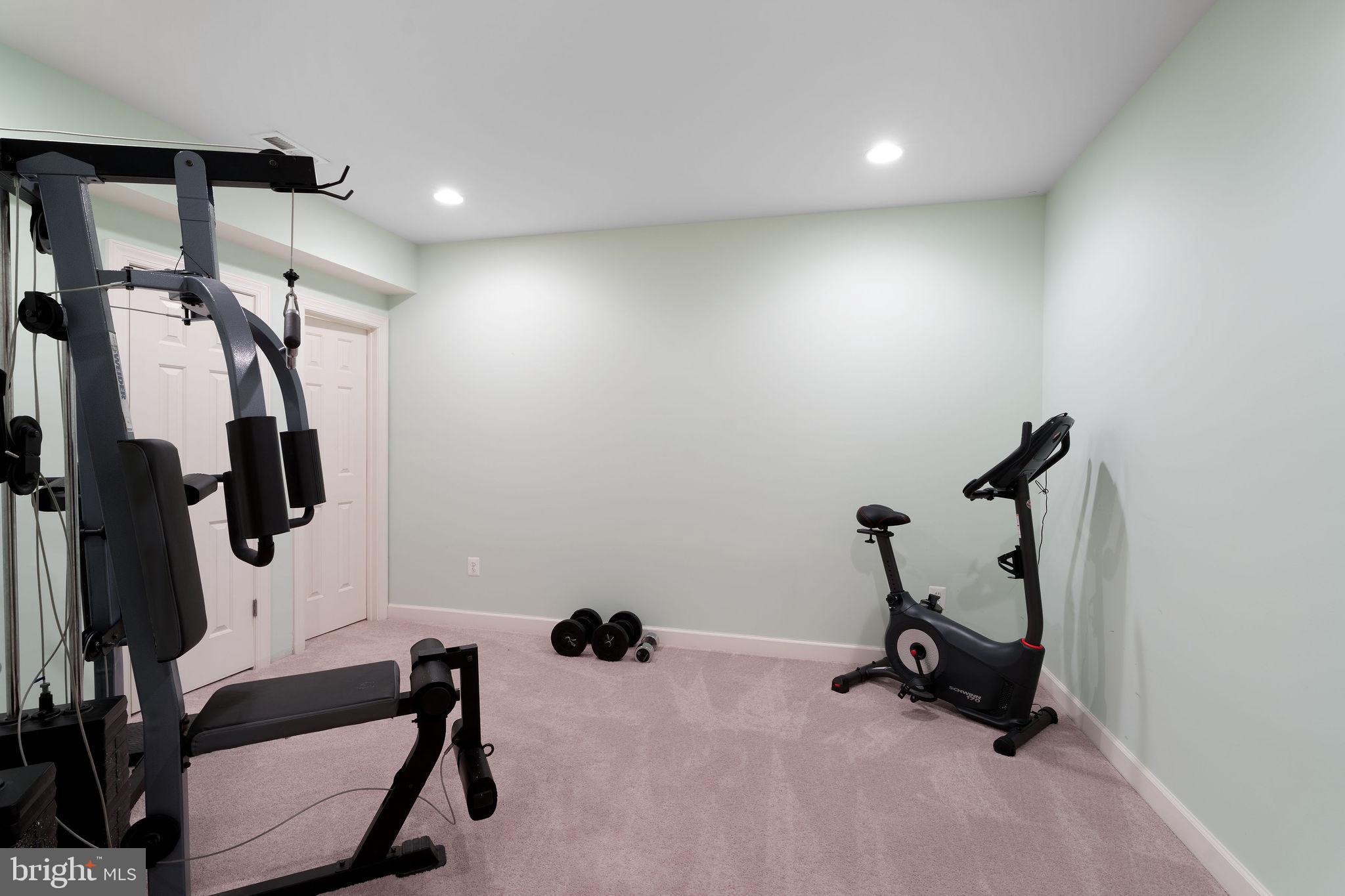 5102 Hugunin Way Perry Hall, MD 21128 - Photo 38 of 45 a view of a room with gym equipment
