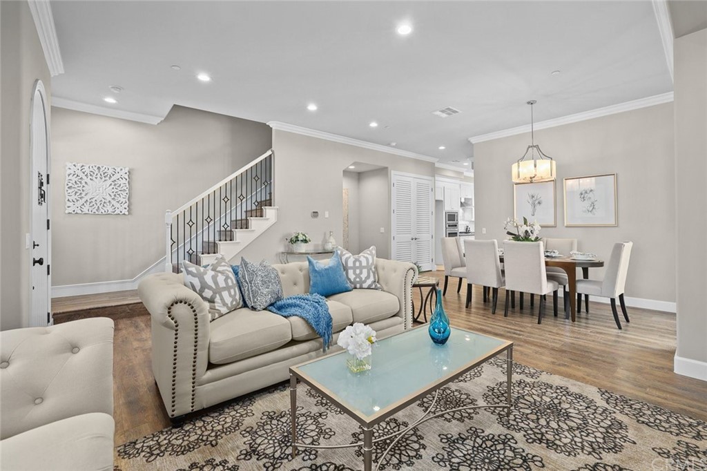 1015 Holly Avenue, Unit B Arcadia, CA 91007 - Photo 12 of 39 a living room with furniture and a dining table