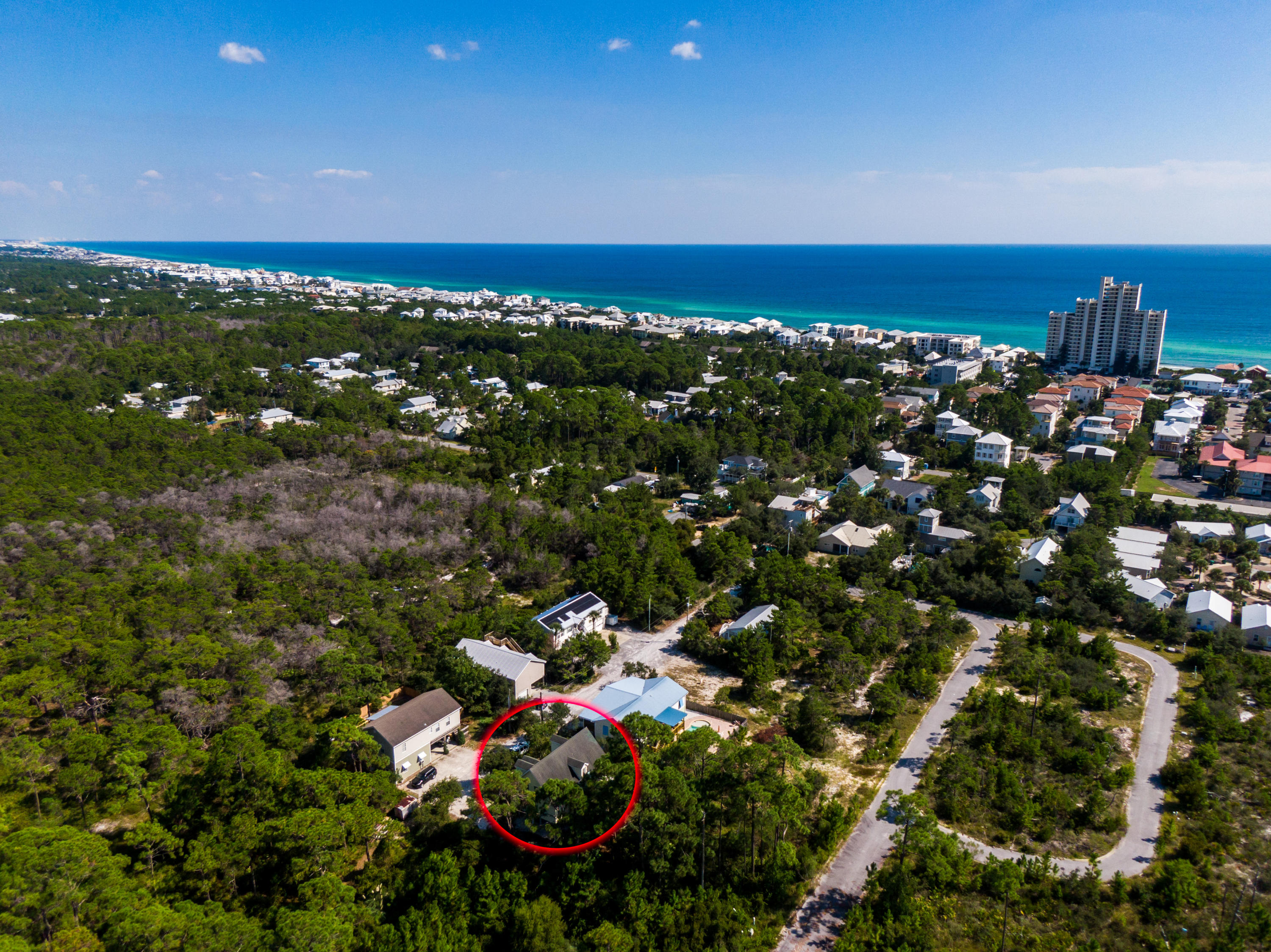 331 Robert Ellis Street Santa Rosa Beach, FL 32459 - Photo 45 of 47 331 Robert Ellis Aerial Circled-5