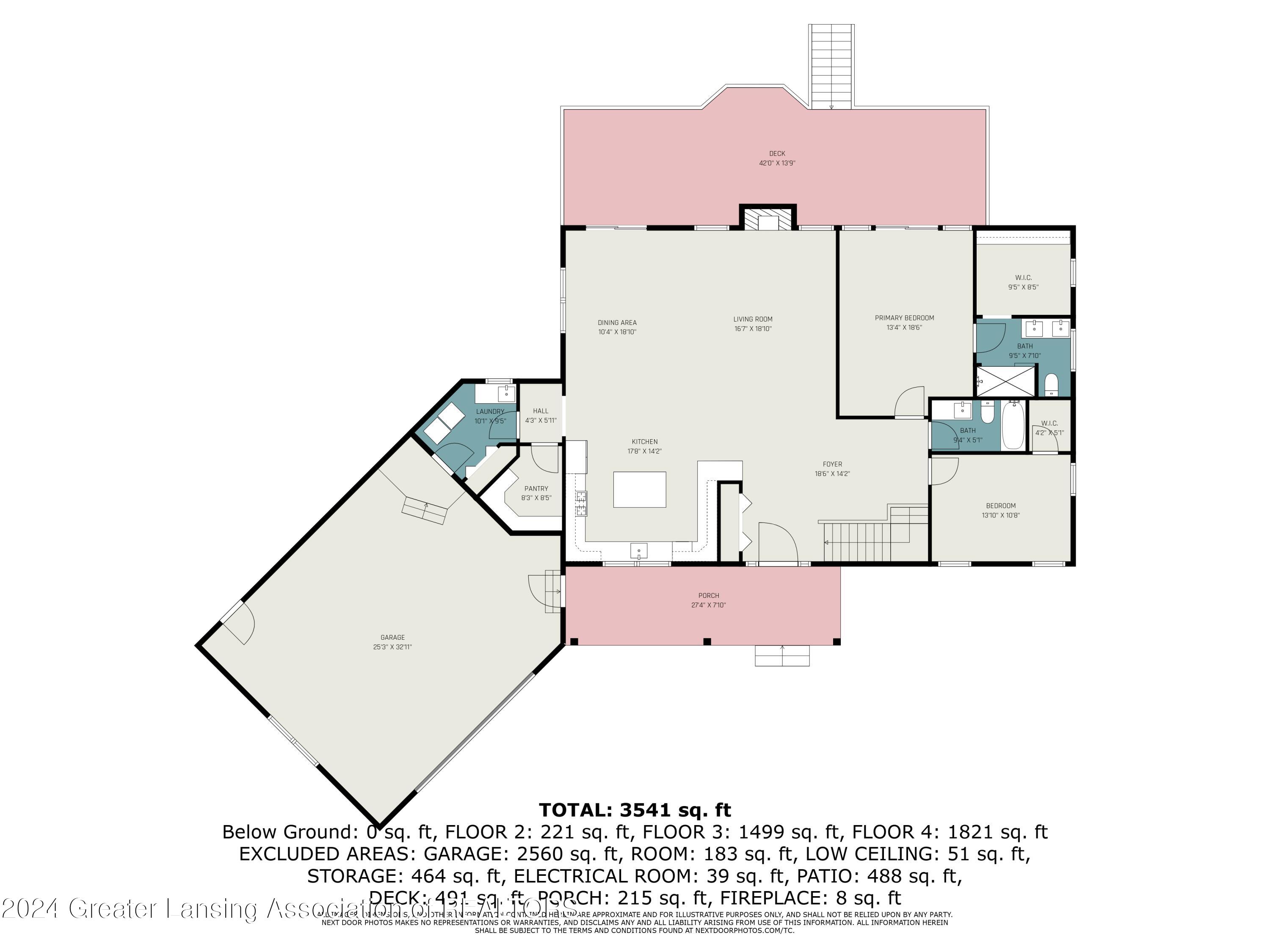 2596 Tomlinson Road Mason, MI 48854 - Photo 28 of 28 Main Level Floor Plan